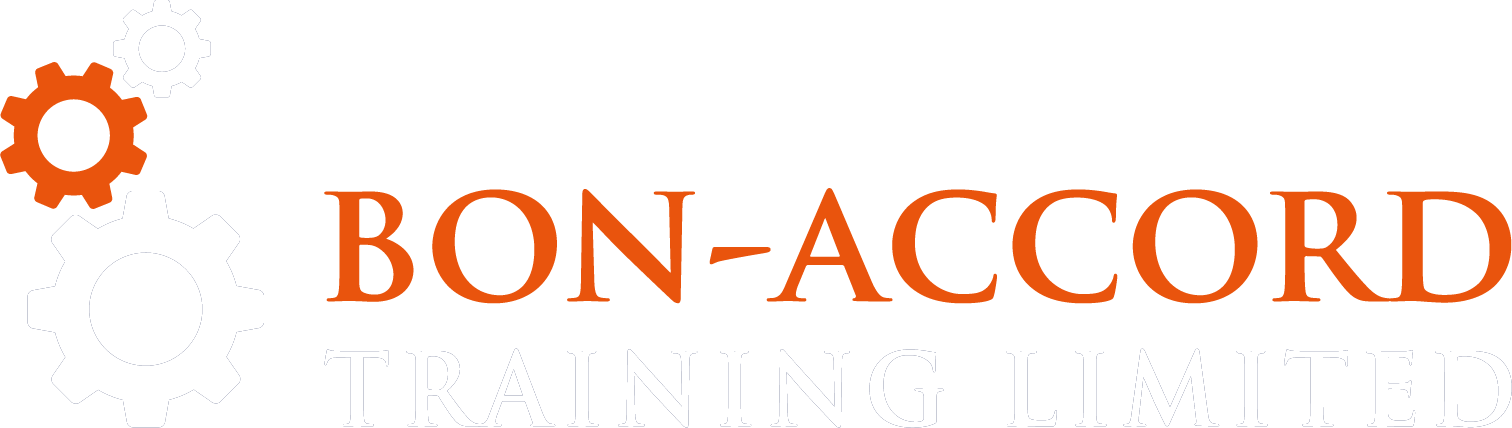 Bon accord Training Logo White